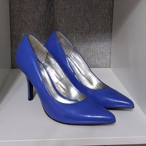 Kelly & Katie - Natalie - Blue Patent Pumps